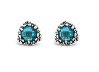 Earrings Giovanni Raspini Woman BLU IVY in Silver Cristallo 12431 - 12431